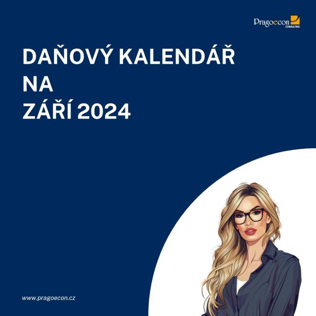 DAŇOVÝ KALENDÁŘ NA ZÁŘÍ 2024