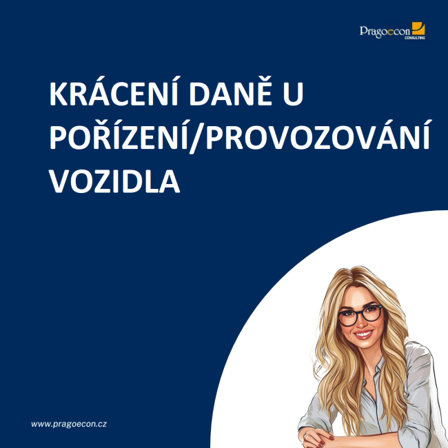 Krácení daně u pořízení provozování vozidla