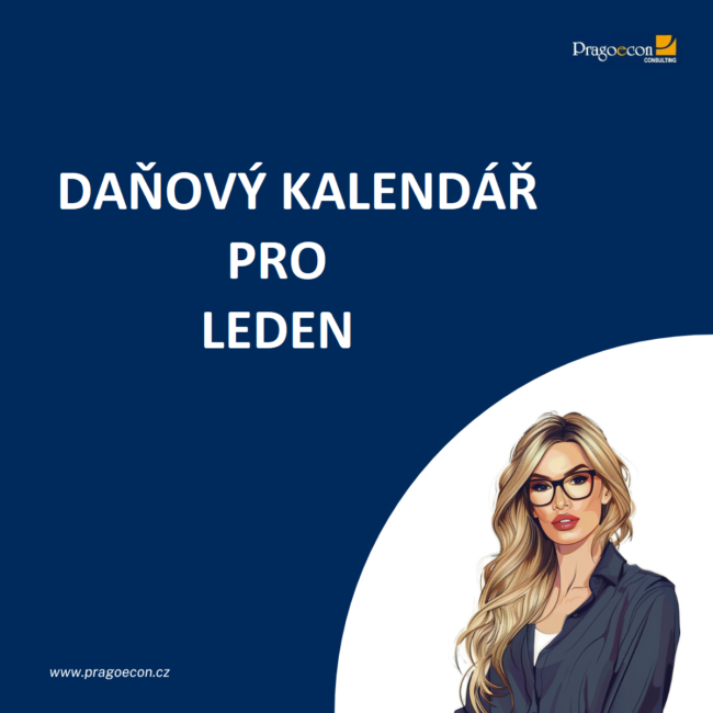 Daňový kalendář leden 2026